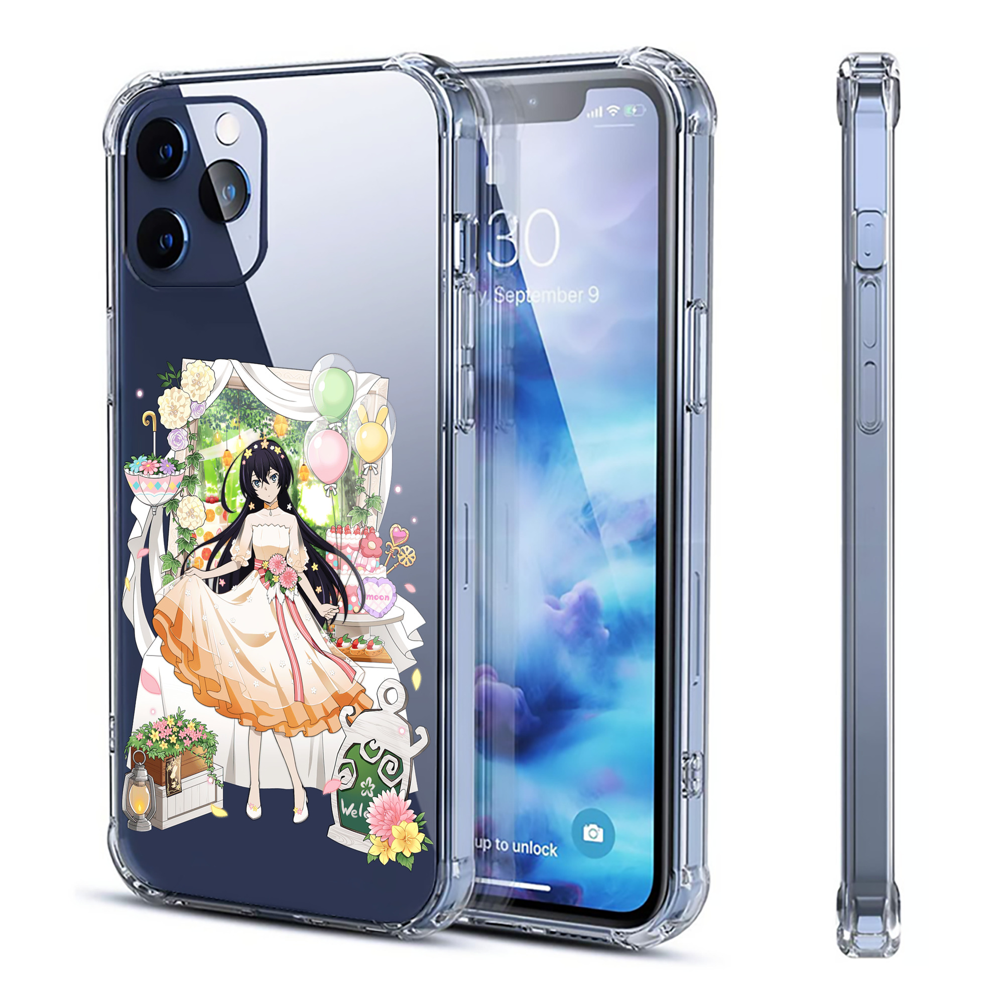 （画像用） 文豪ストレイドッグス Bungo Stray Dogs 【iPhone 12シリーズ対応】透明スマホケース（クリアソフトケース）